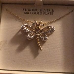 Beautiful dragonfly necklace